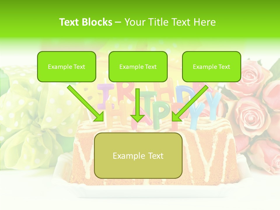 Arrangement Anniversary Birthday PowerPoint Template