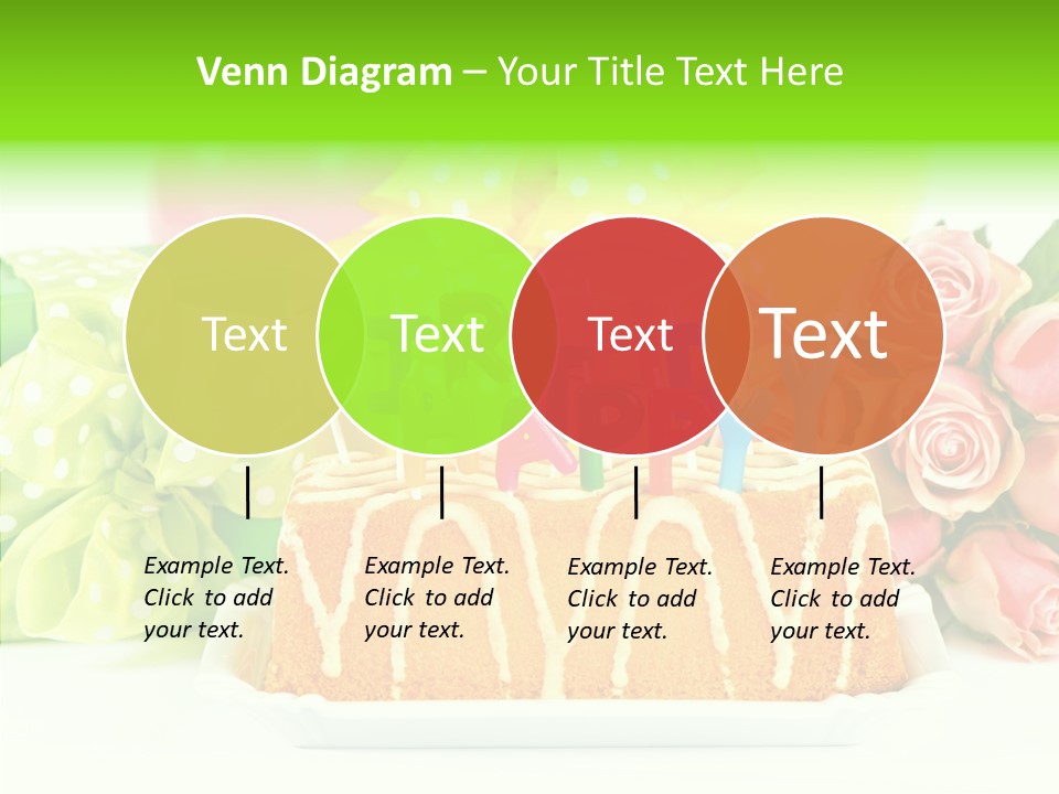 Arrangement Anniversary Birthday PowerPoint Template