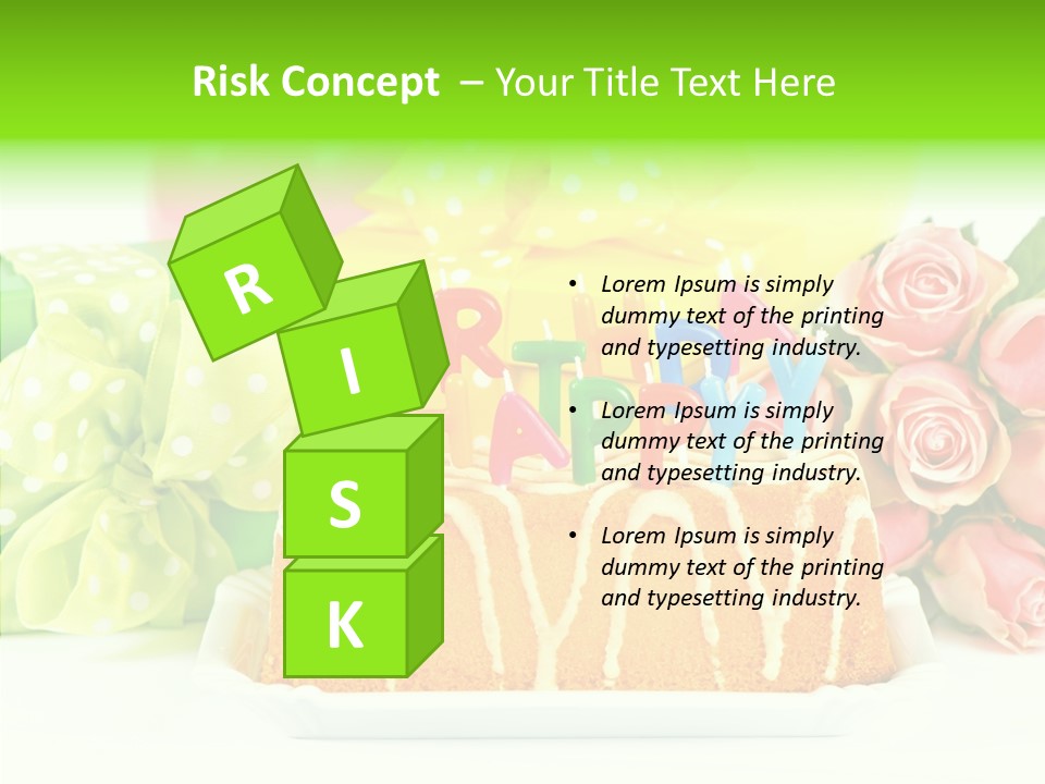 Arrangement Anniversary Birthday PowerPoint Template