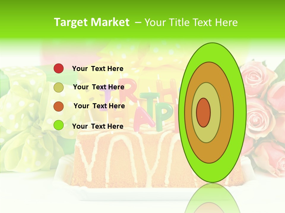 Arrangement Anniversary Birthday PowerPoint Template