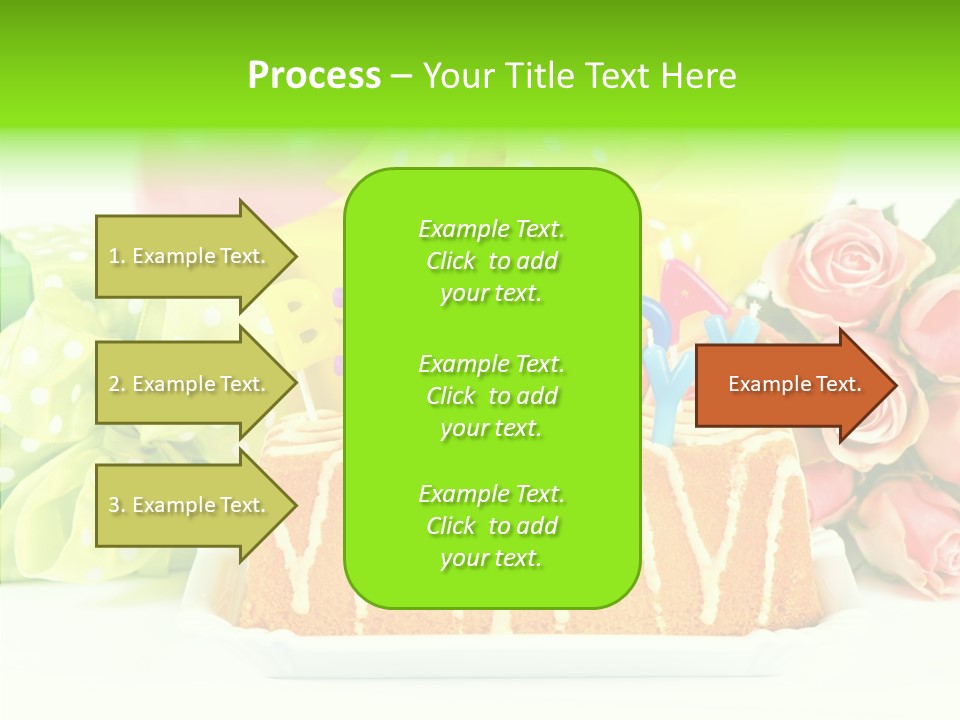Arrangement Anniversary Birthday PowerPoint Template