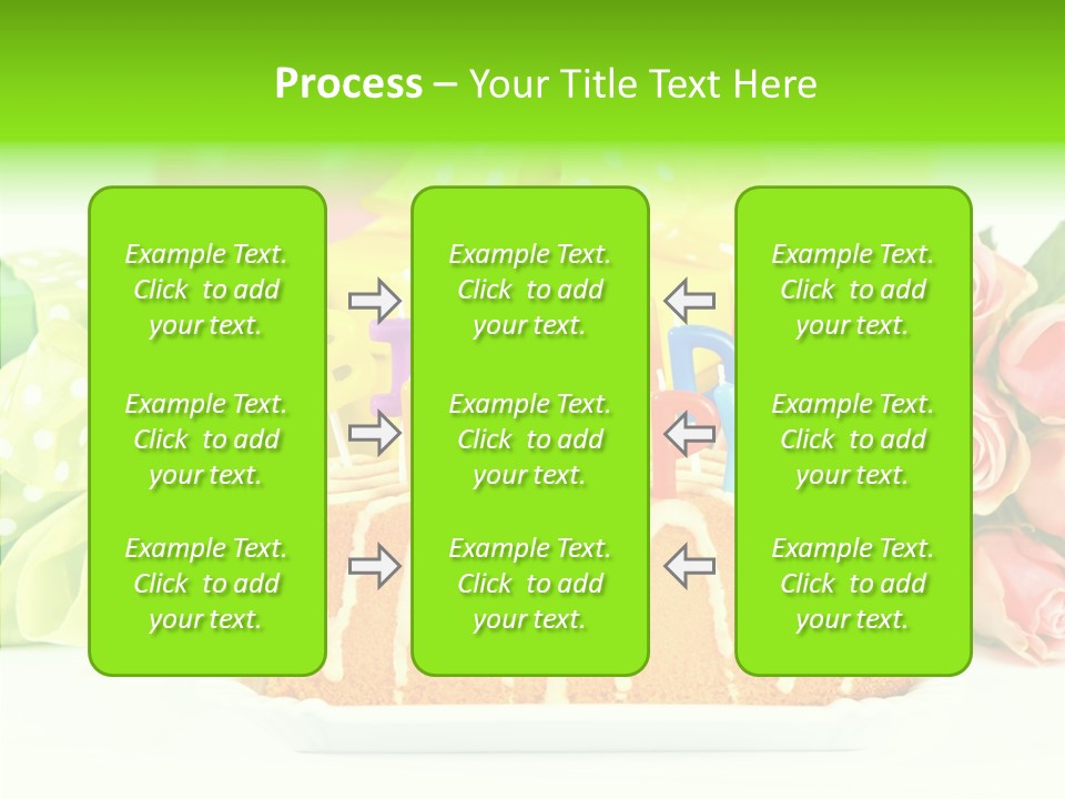 Arrangement Anniversary Birthday PowerPoint Template