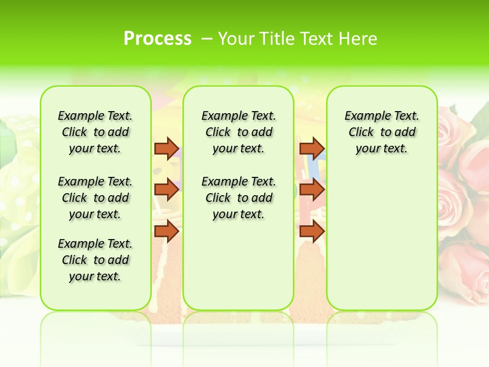 Arrangement Anniversary Birthday PowerPoint Template
