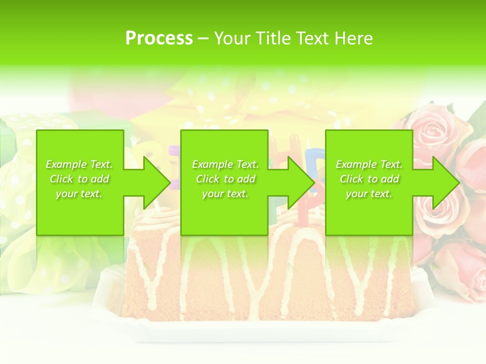 Arrangement Anniversary Birthday PowerPoint Template