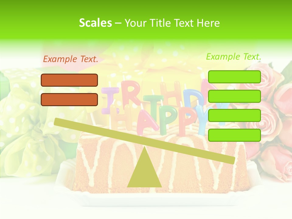 Arrangement Anniversary Birthday PowerPoint Template