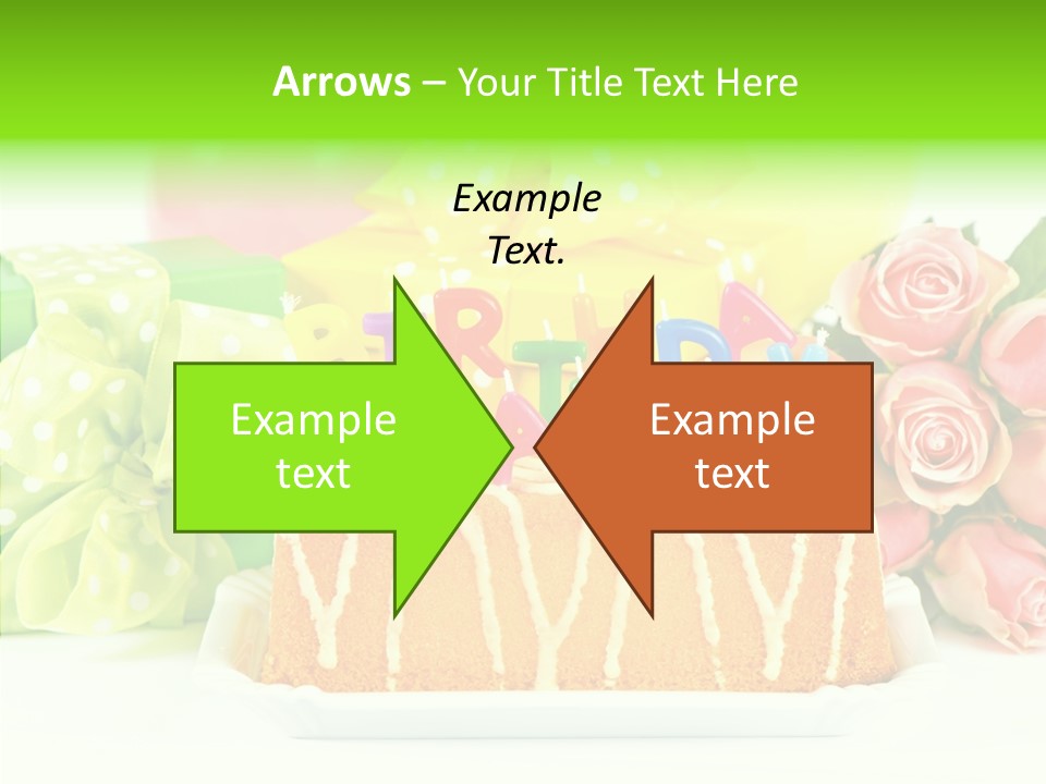 Arrangement Anniversary Birthday PowerPoint Template