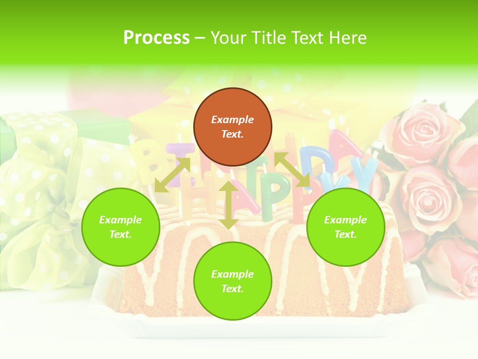 Arrangement Anniversary Birthday PowerPoint Template