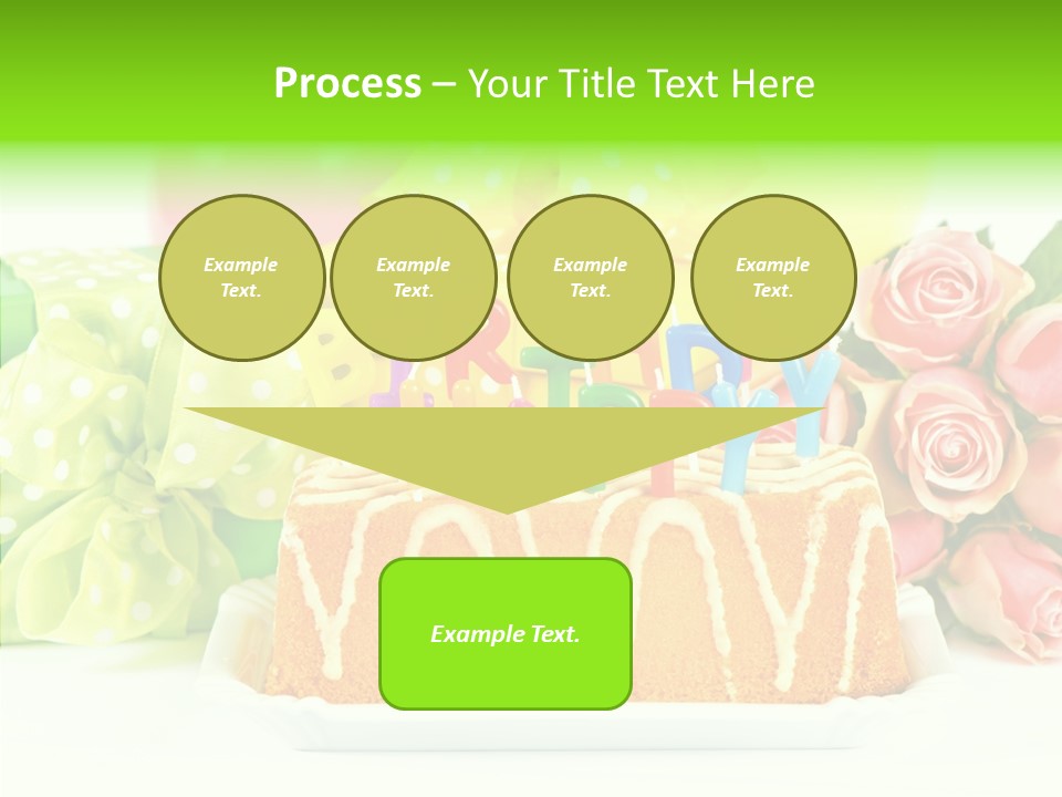 Arrangement Anniversary Birthday PowerPoint Template