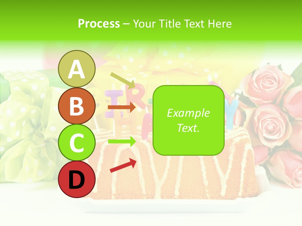 Arrangement Anniversary Birthday PowerPoint Template