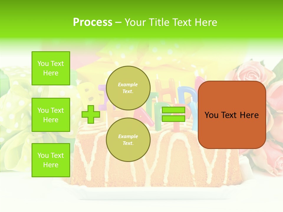 Arrangement Anniversary Birthday PowerPoint Template