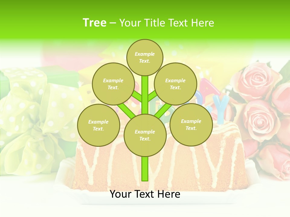 Arrangement Anniversary Birthday PowerPoint Template