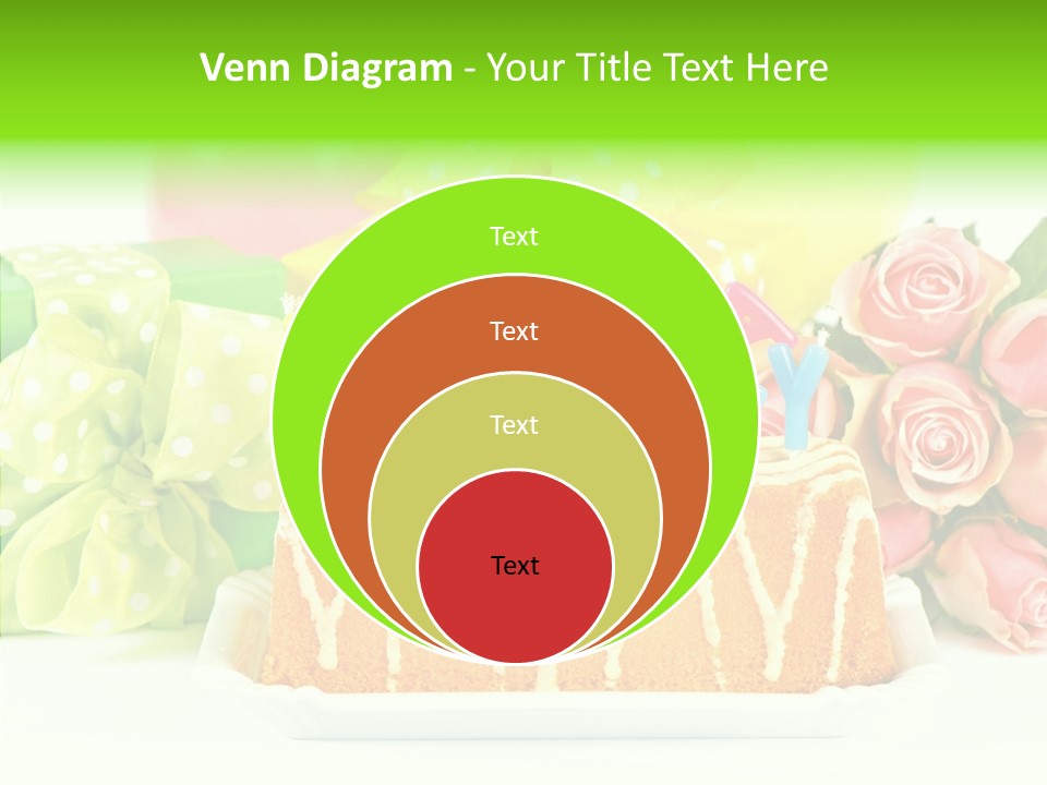 Arrangement Anniversary Birthday PowerPoint Template