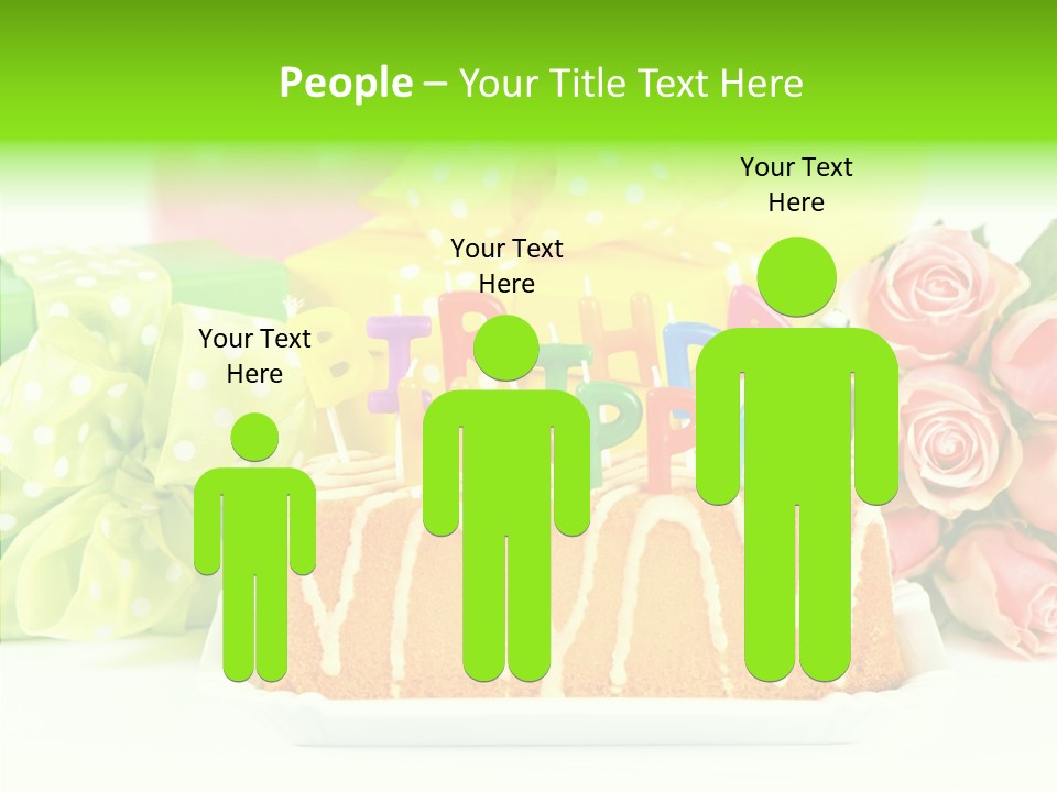 Arrangement Anniversary Birthday PowerPoint Template