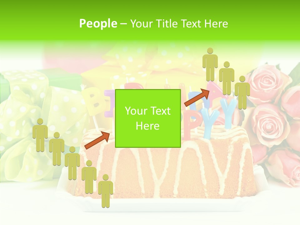 Arrangement Anniversary Birthday PowerPoint Template