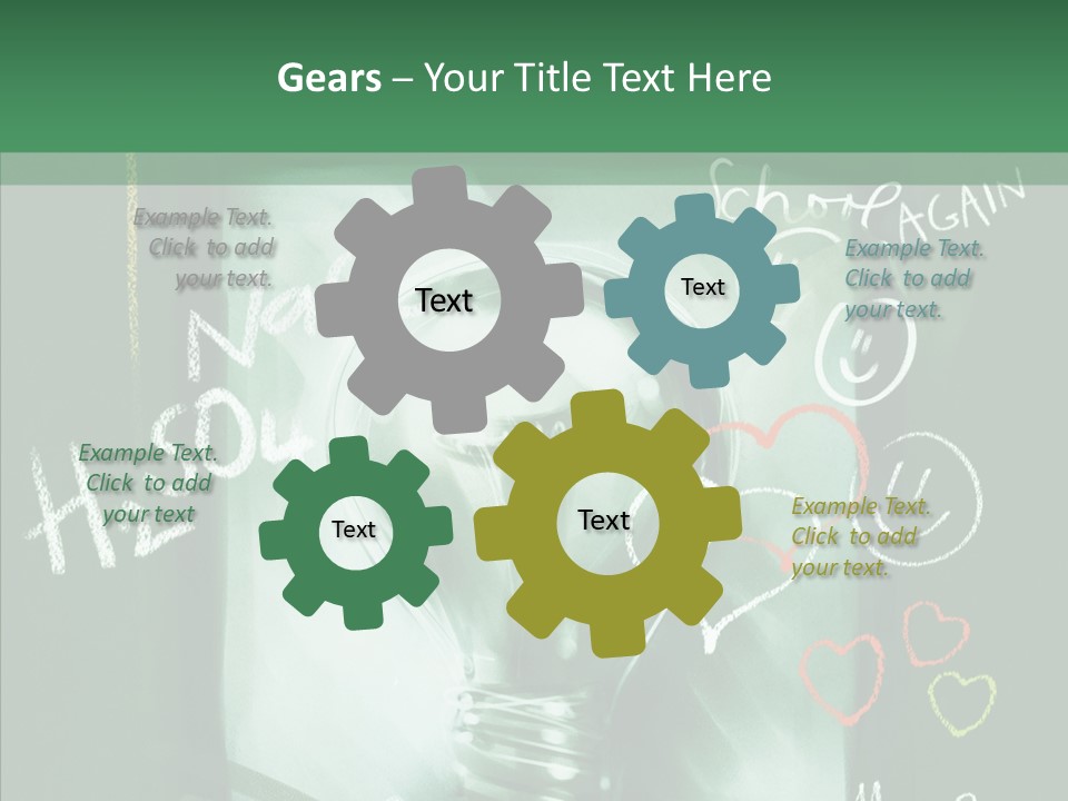 Smudgy Electricity Brainstorming PowerPoint Template