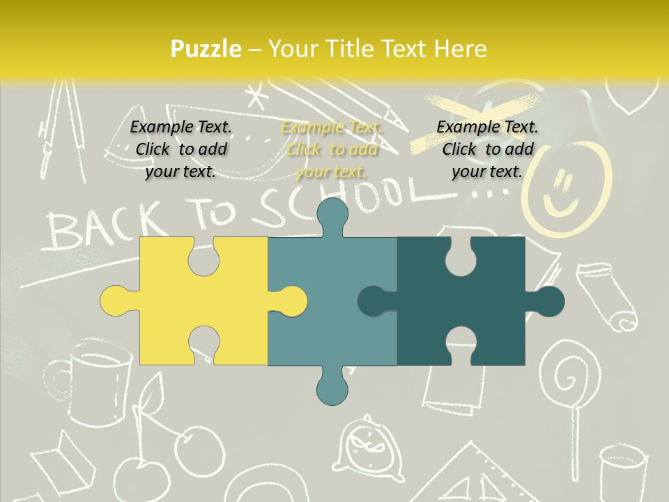 Empty Frame Lettering PowerPoint Template