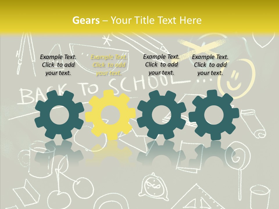 Empty Frame Lettering PowerPoint Template