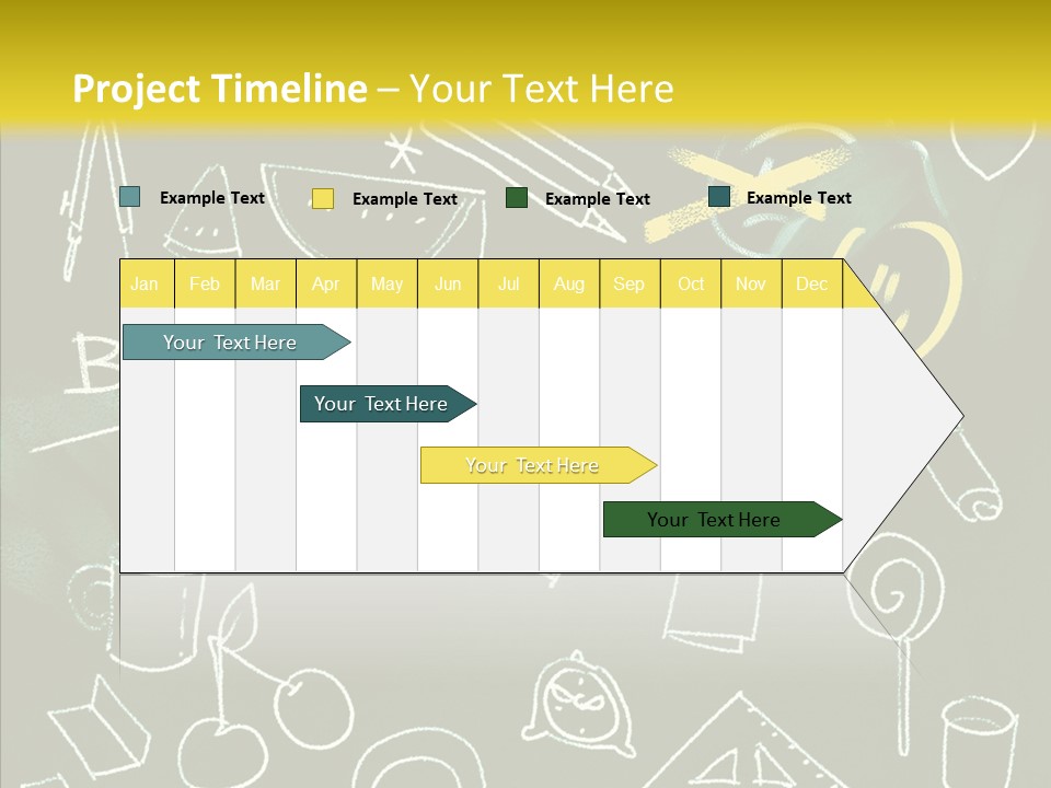 Empty Frame Lettering PowerPoint Template