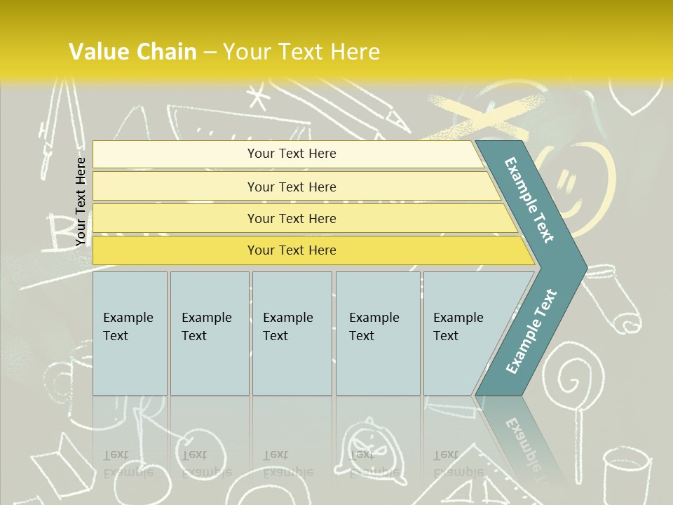 Empty Frame Lettering PowerPoint Template
