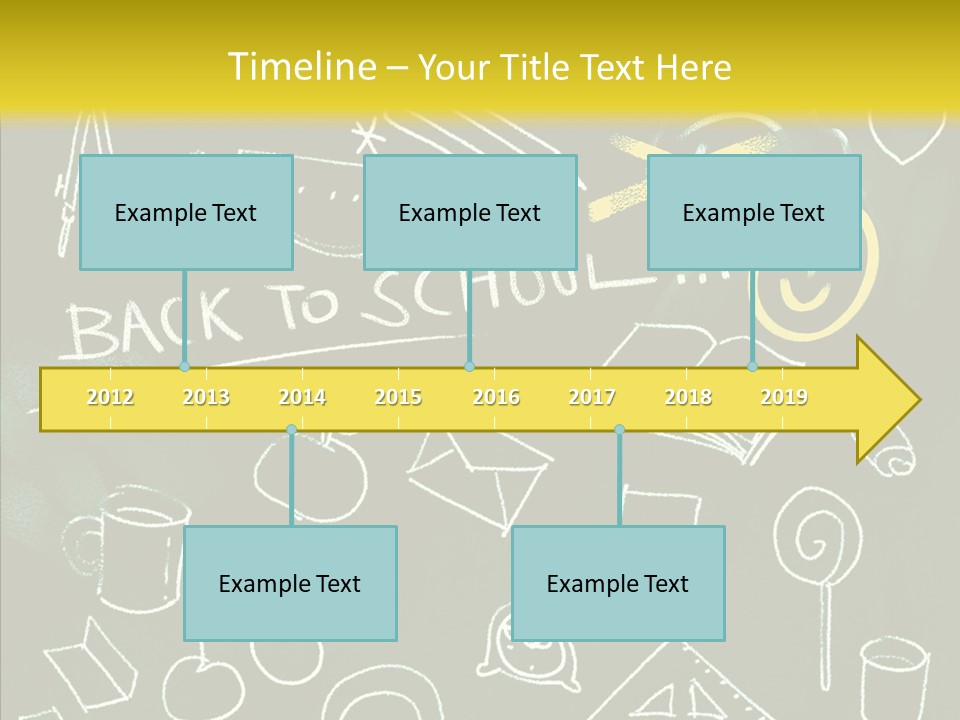 Empty Frame Lettering PowerPoint Template