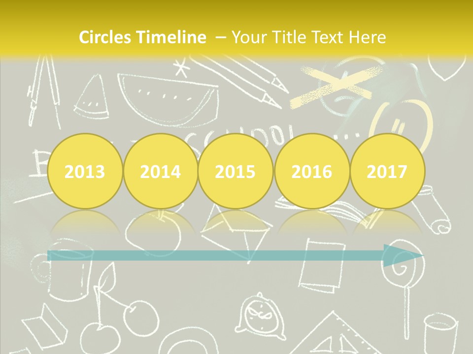 Empty Frame Lettering PowerPoint Template