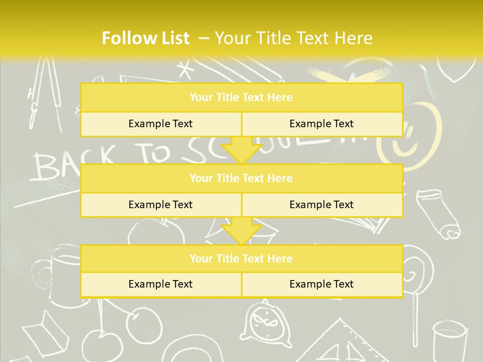 Empty Frame Lettering PowerPoint Template
