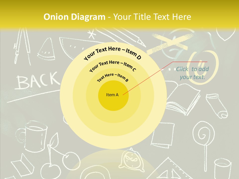 Empty Frame Lettering PowerPoint Template