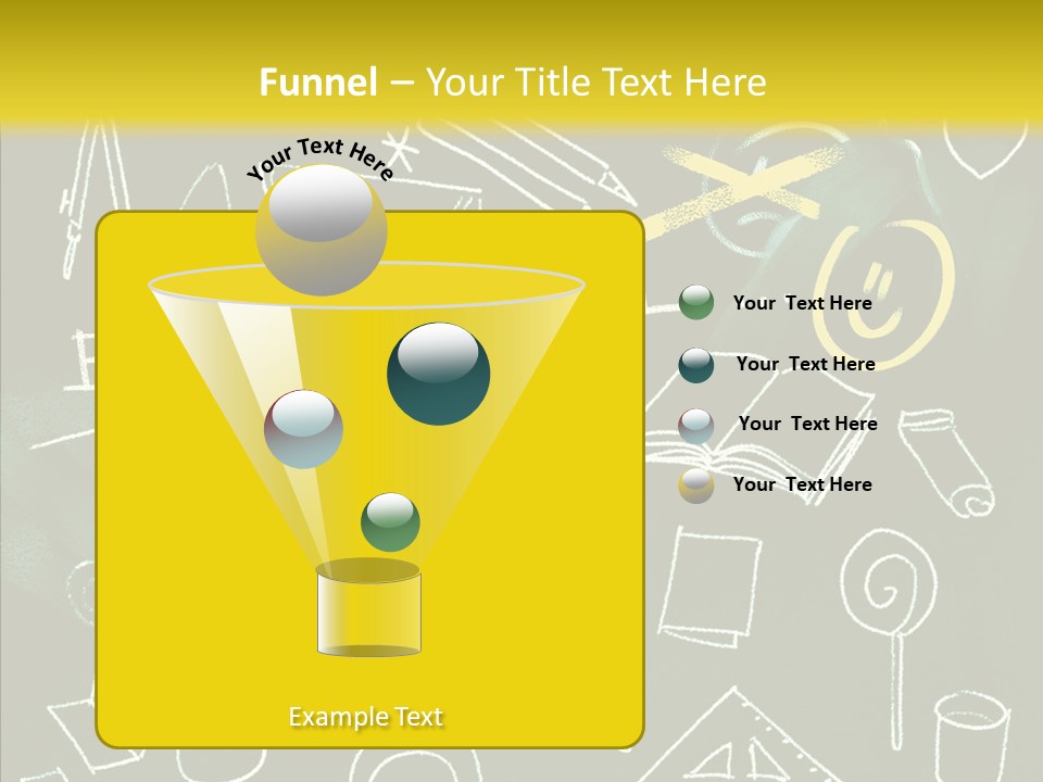 Empty Frame Lettering PowerPoint Template