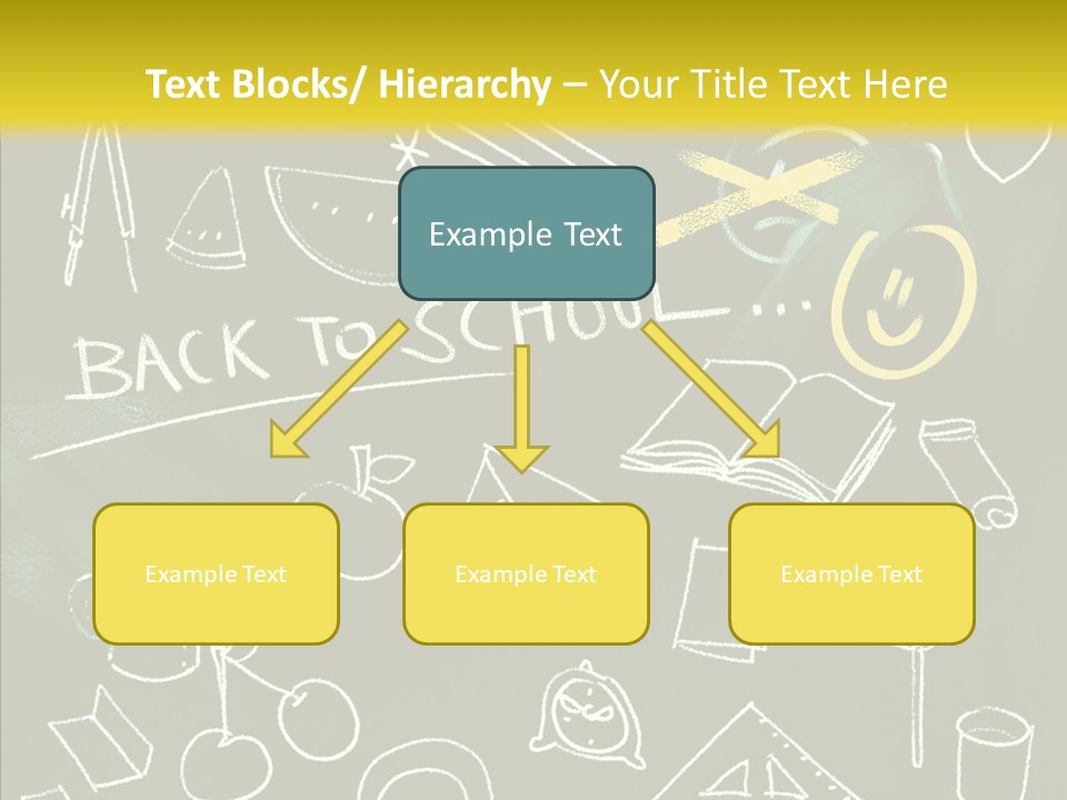 Empty Frame Lettering PowerPoint Template