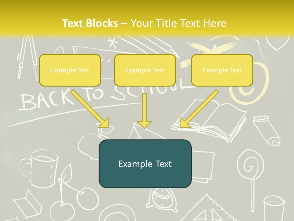 Empty Frame Lettering PowerPoint Template