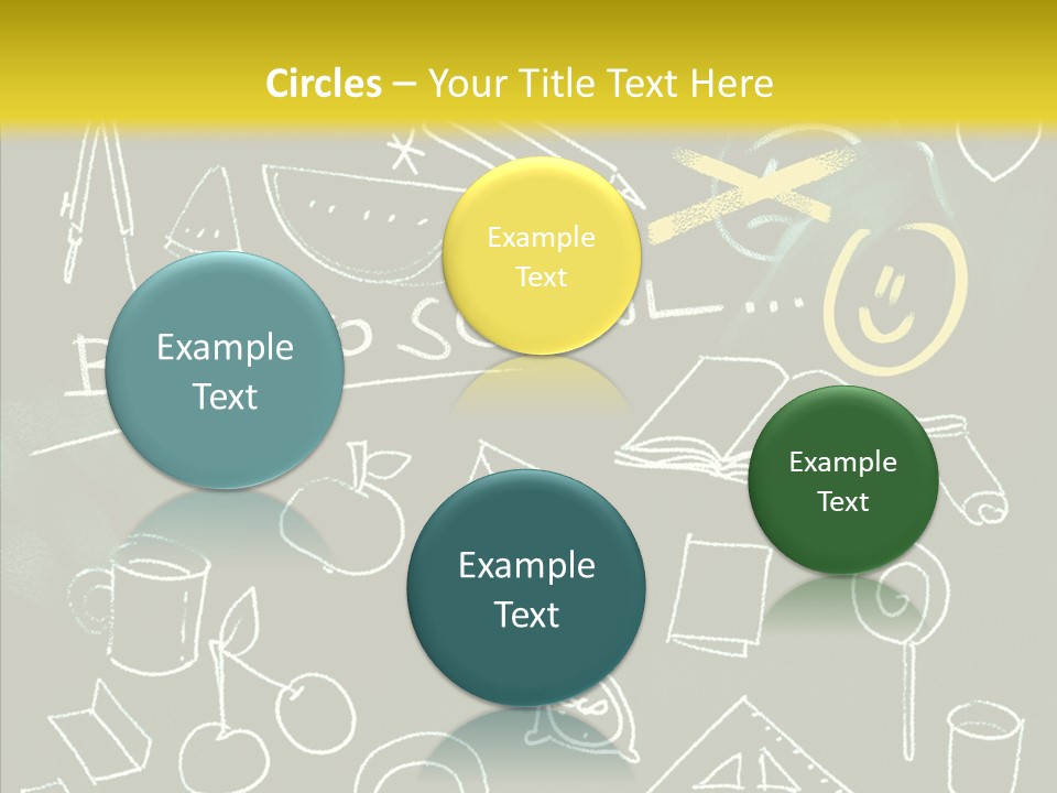 Empty Frame Lettering PowerPoint Template