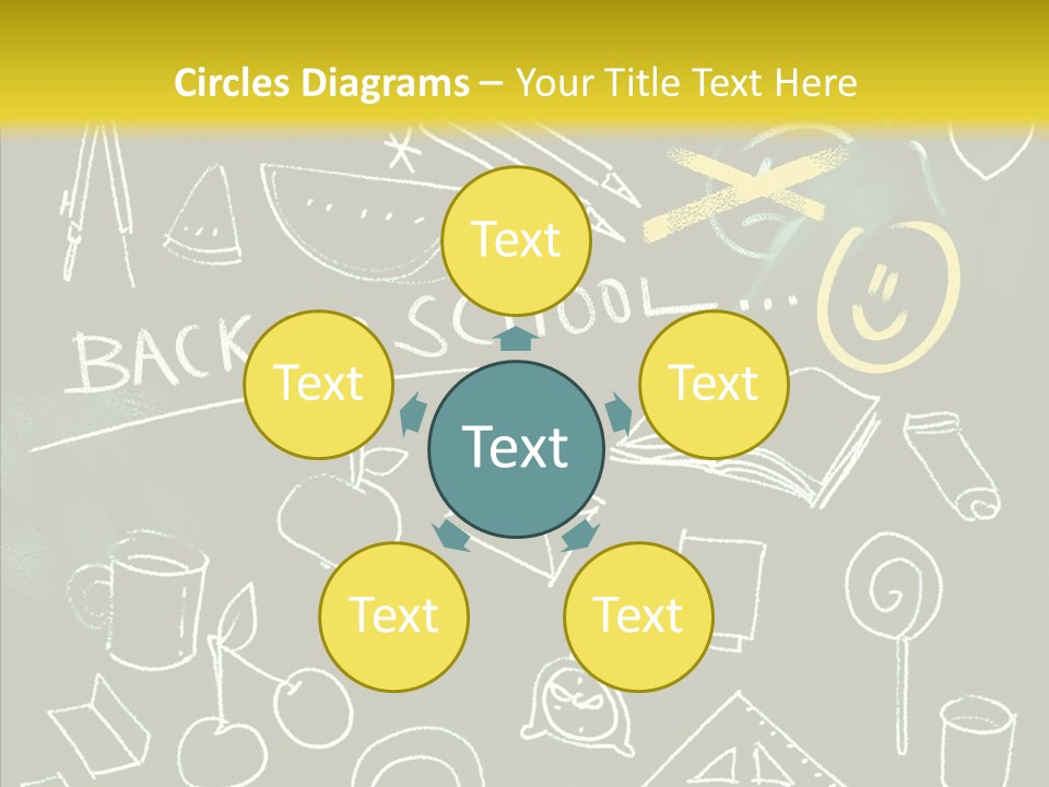 Empty Frame Lettering PowerPoint Template