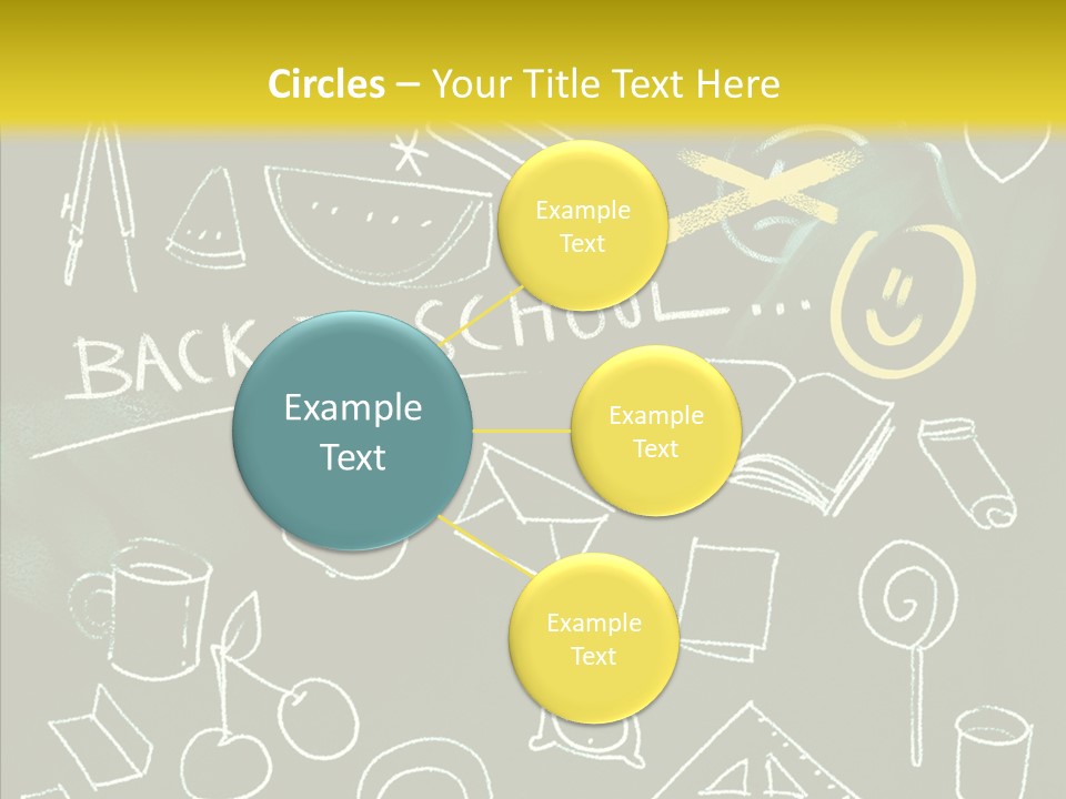 Empty Frame Lettering PowerPoint Template