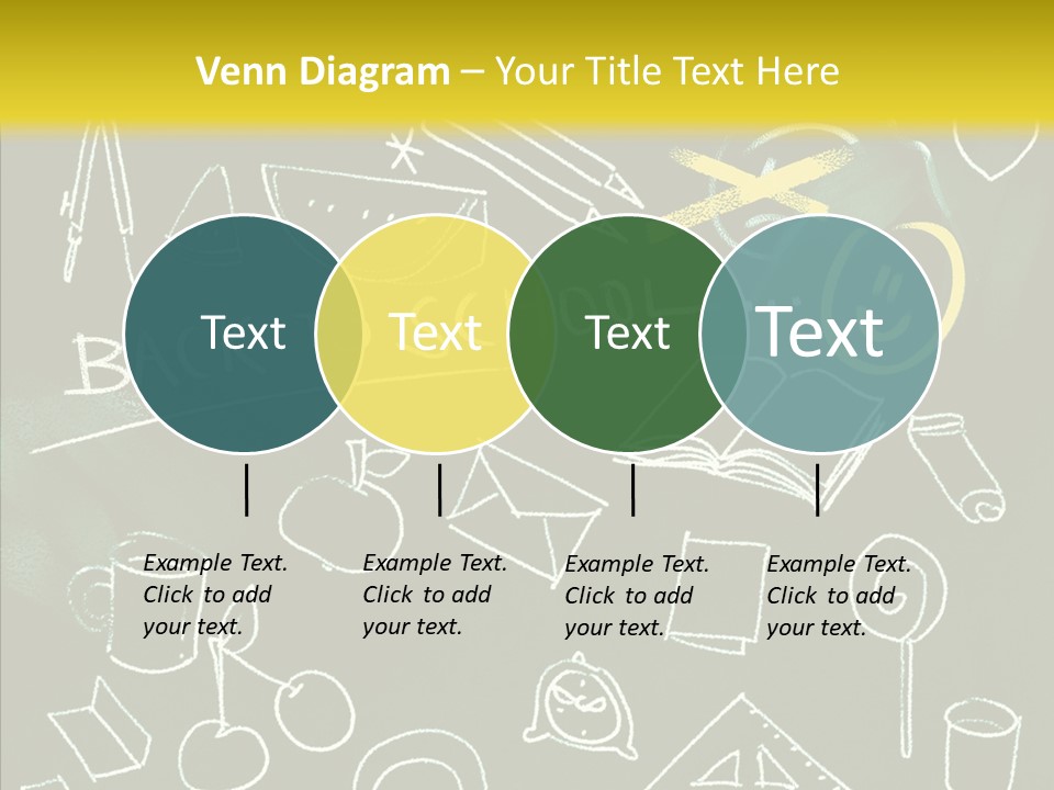 Empty Frame Lettering PowerPoint Template