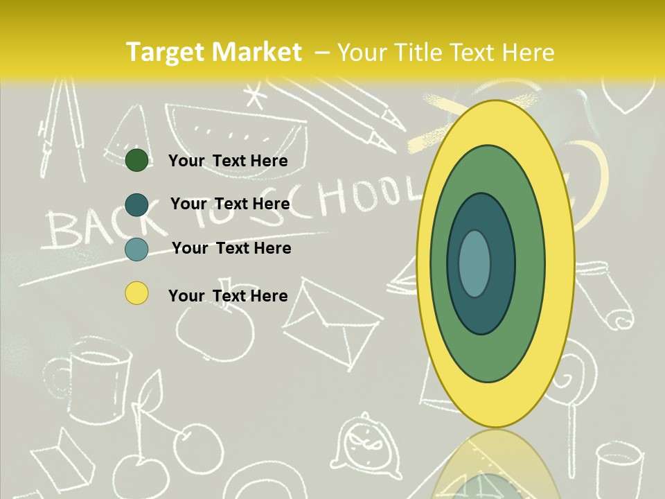 Empty Frame Lettering PowerPoint Template