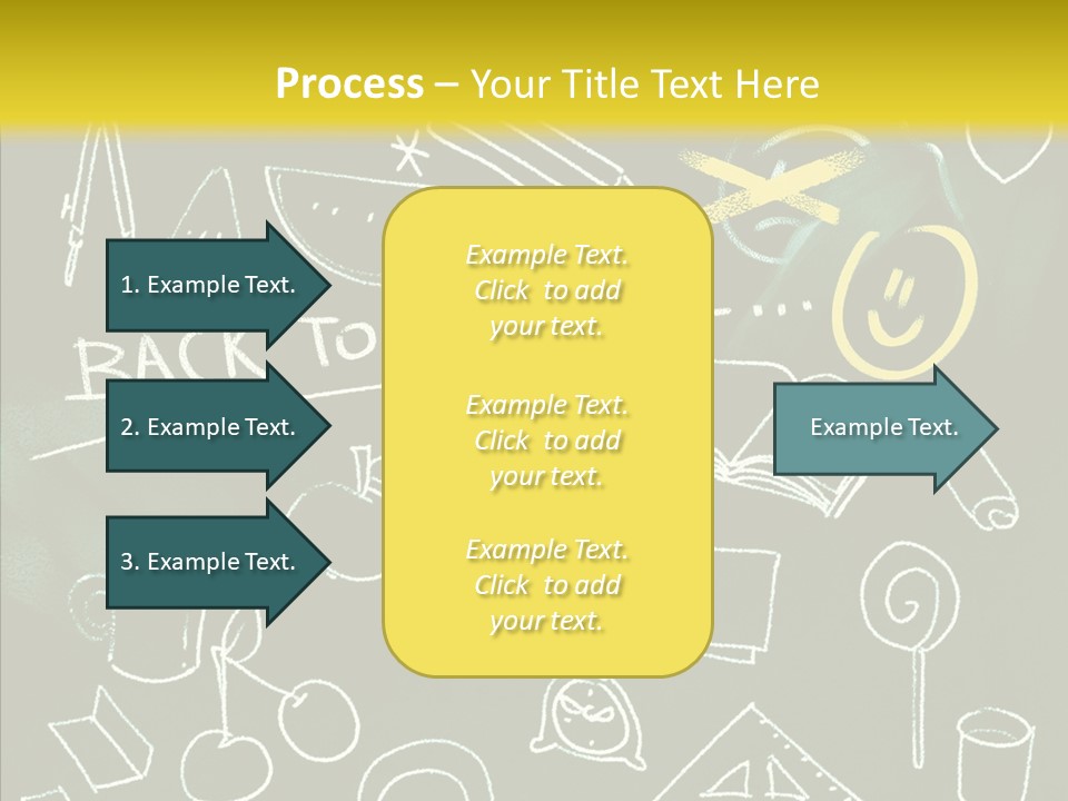 Empty Frame Lettering PowerPoint Template