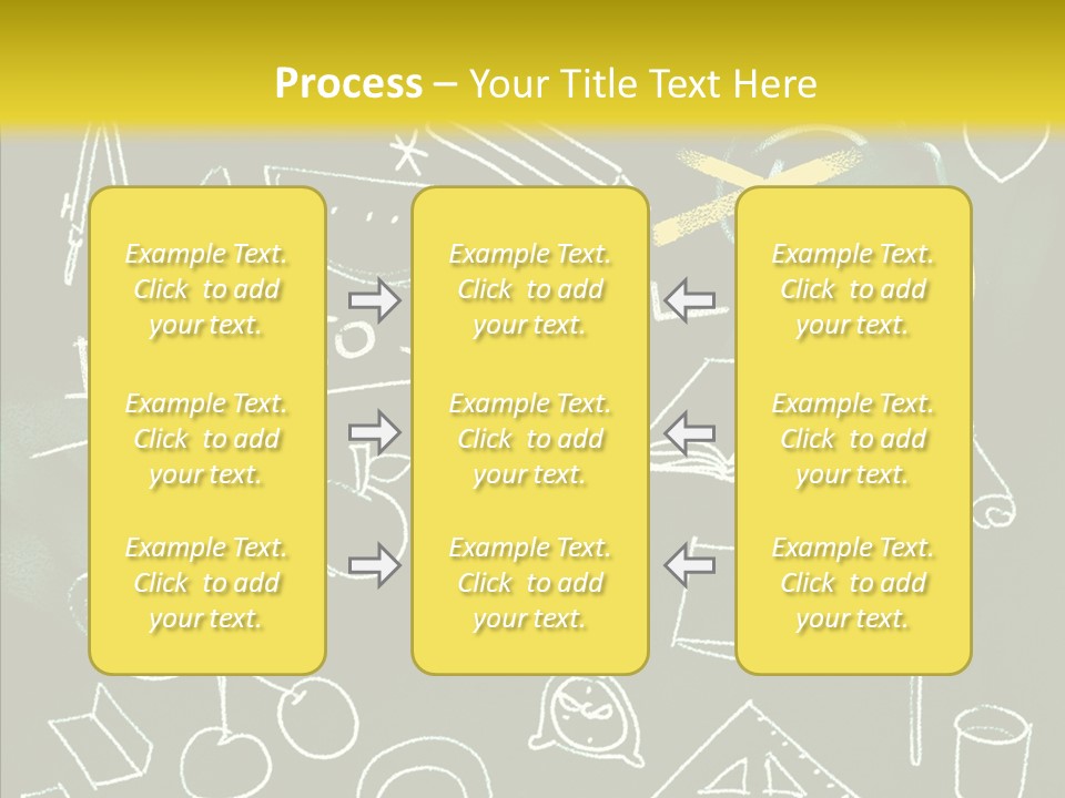 Empty Frame Lettering PowerPoint Template