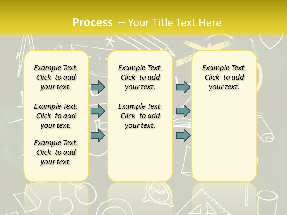 Empty Frame Lettering PowerPoint Template