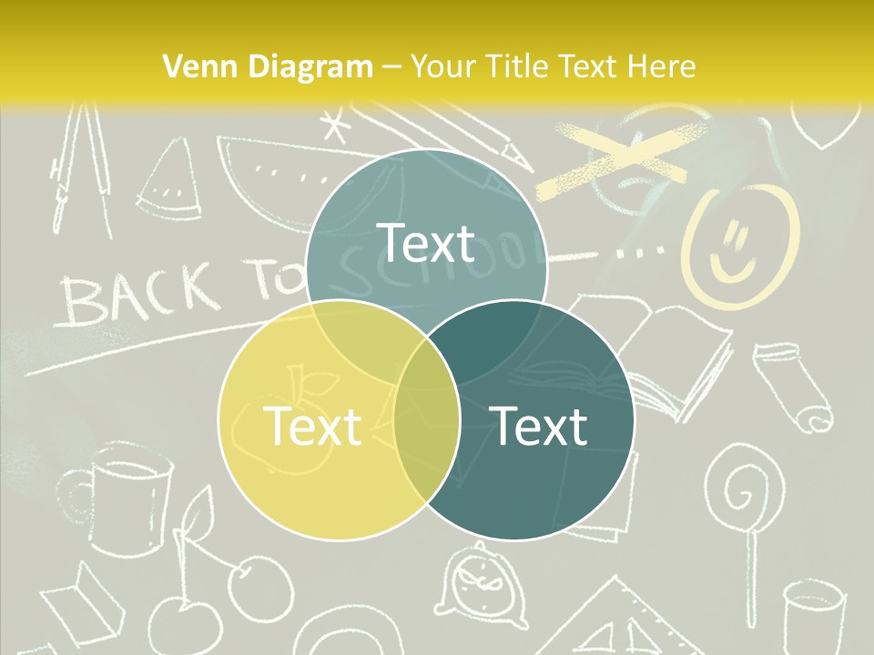Empty Frame Lettering PowerPoint Template