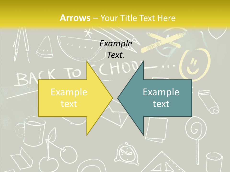 Empty Frame Lettering PowerPoint Template