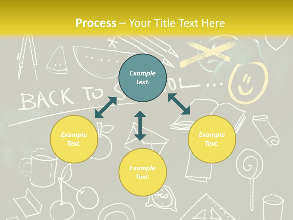 Empty Frame Lettering PowerPoint Template