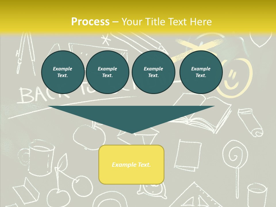 Empty Frame Lettering PowerPoint Template