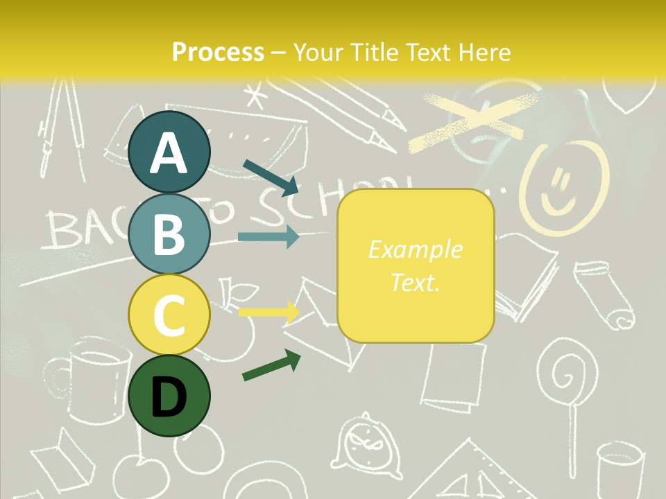 Empty Frame Lettering PowerPoint Template