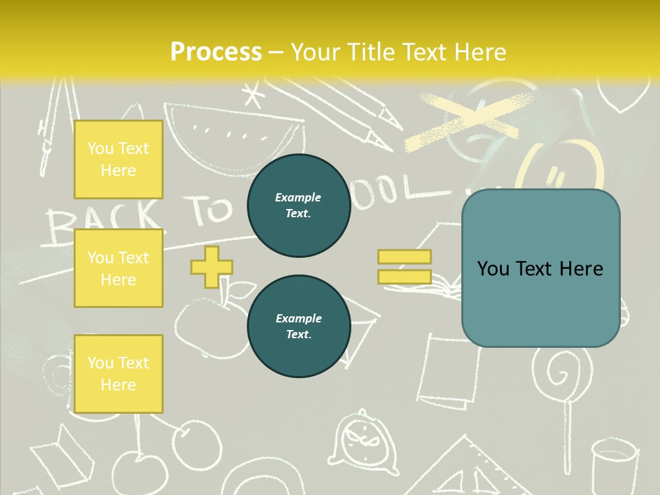 Empty Frame Lettering PowerPoint Template