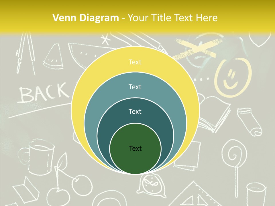 Empty Frame Lettering PowerPoint Template