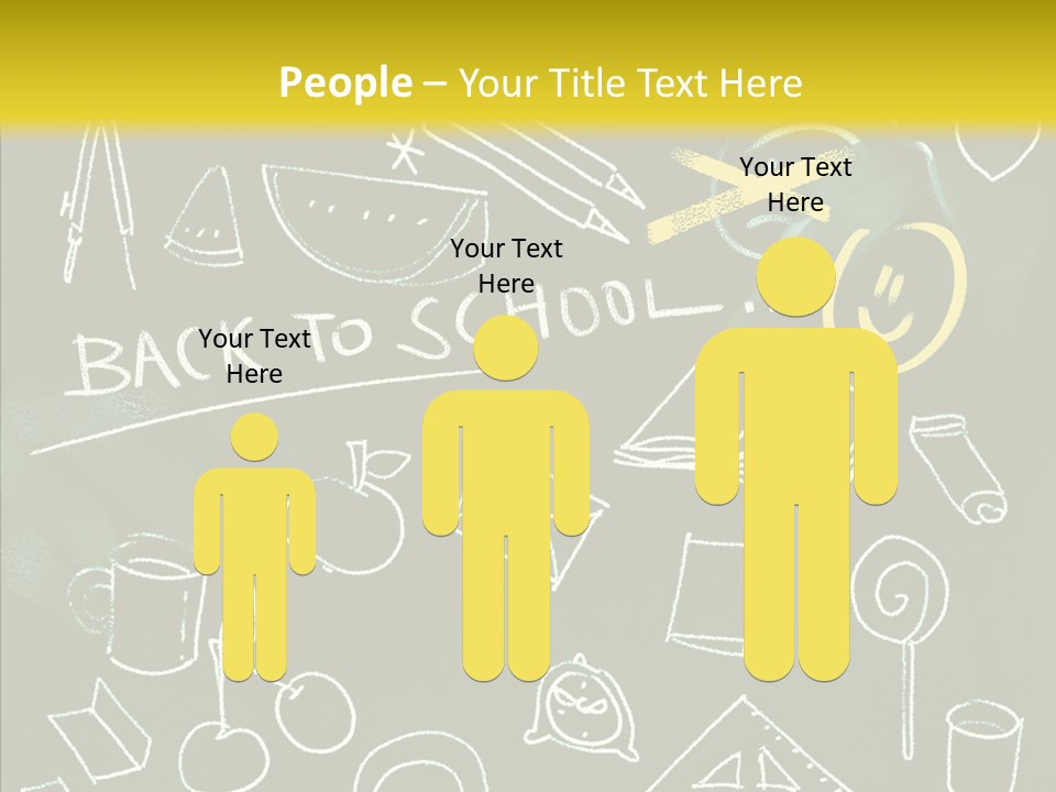 Empty Frame Lettering PowerPoint Template