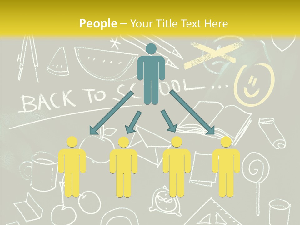 Empty Frame Lettering PowerPoint Template