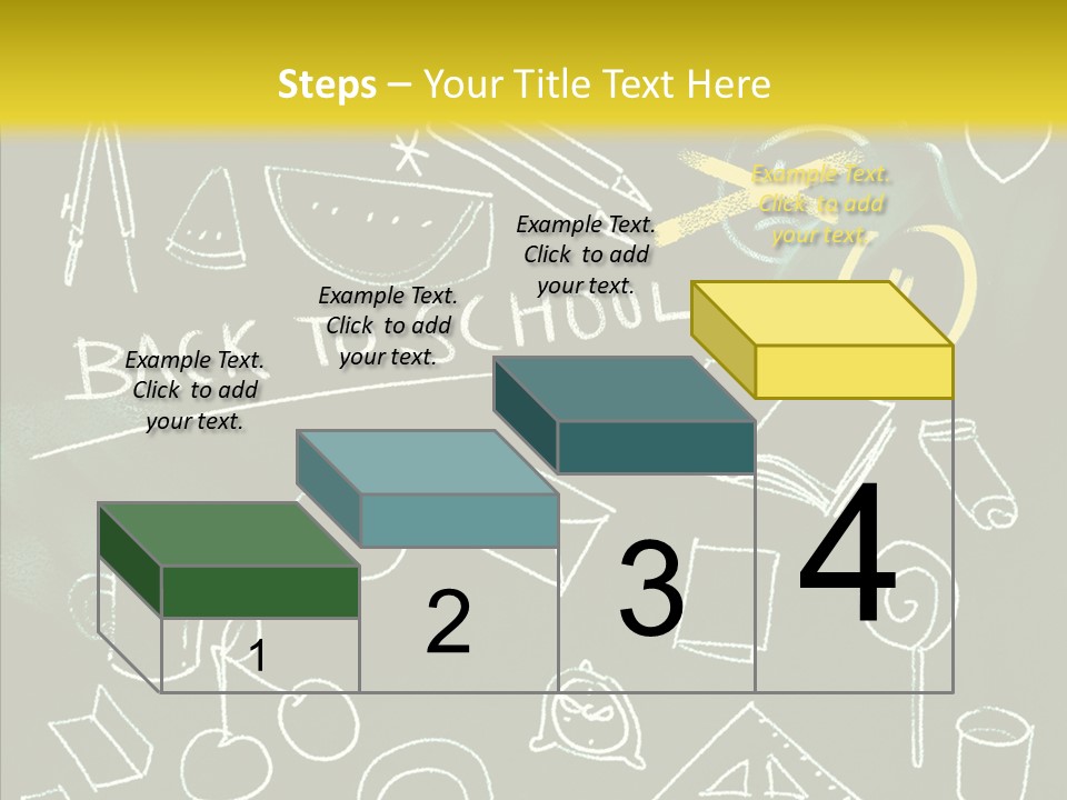 Empty Frame Lettering PowerPoint Template