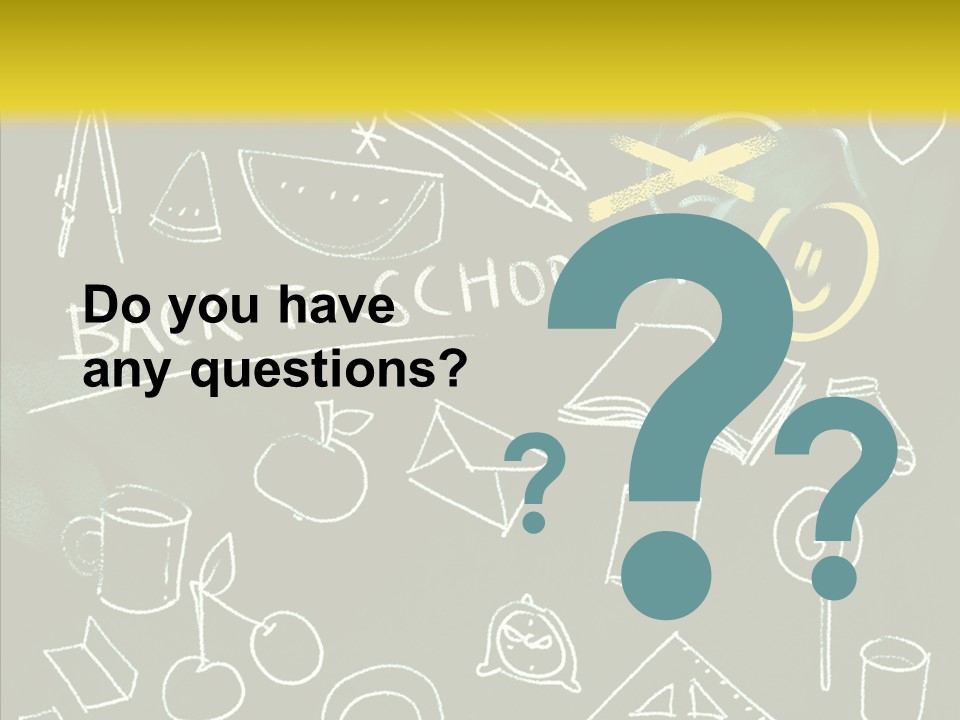 Empty Frame Lettering PowerPoint Template