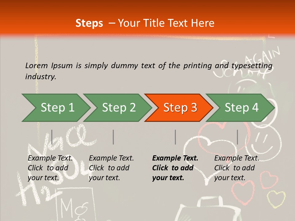 Title Grunge Symbol PowerPoint Template
